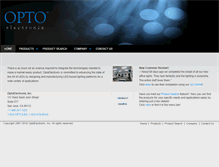 Tablet Screenshot of optoelectronix.com